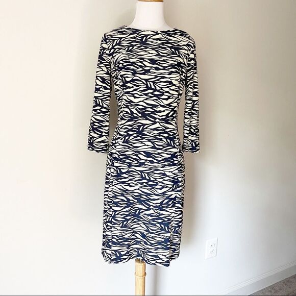 Jude Connally Long Sleeve Boat Neck Sheath Dress - Picture 1 of 5